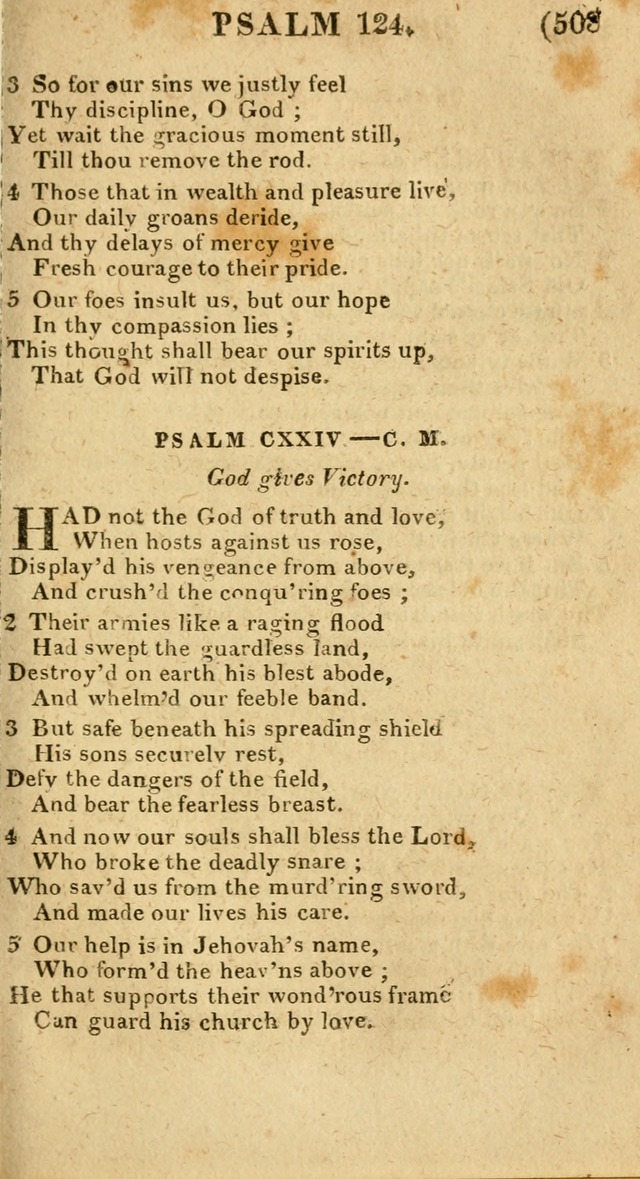 Church Hymn Book: consisting of newly composed hymns with the addition of hymns and psalms, from other authors, carefully adapted for the use of public worship, and many other occasions (1st ed.) page 522