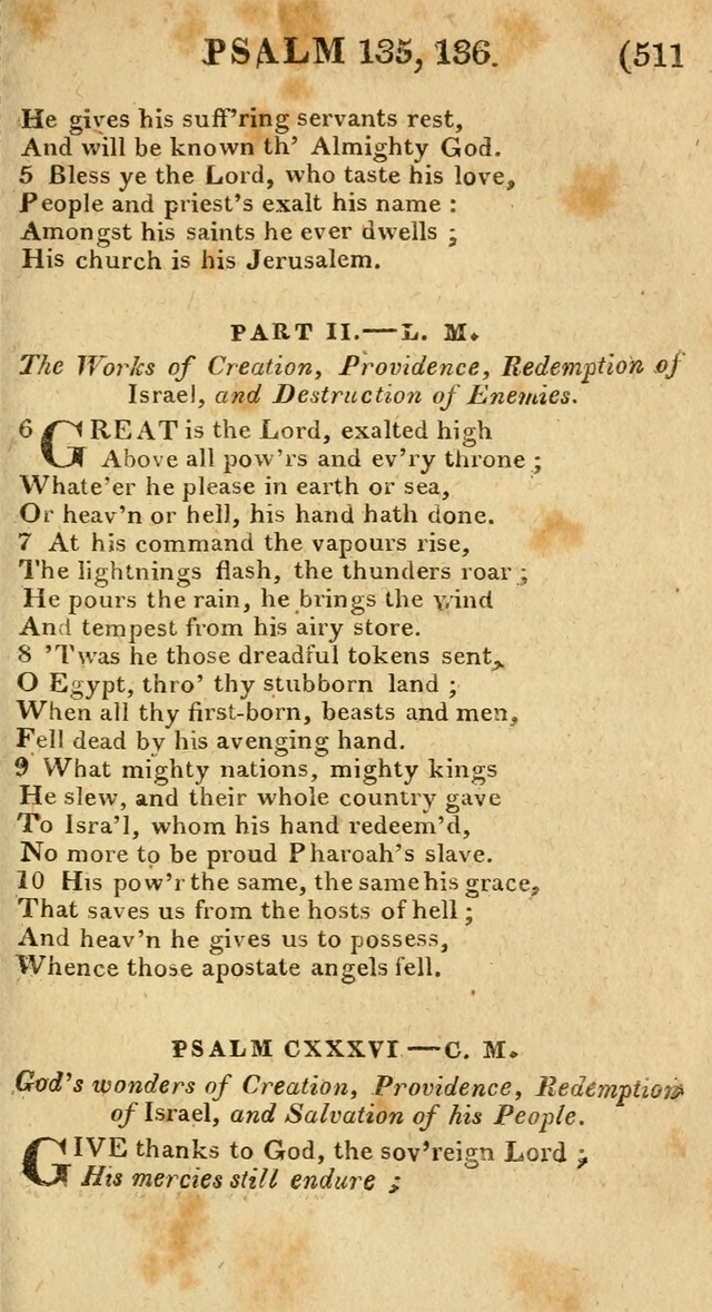 Church Hymn Book: consisting of newly composed hymns with the addition of hymns and psalms, from other authors, carefully adapted for the use of public worship, and many other occasions (1st ed.) page 530