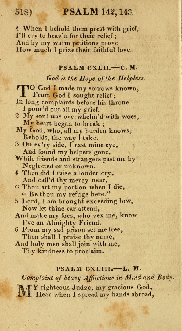 Church Hymn Book: consisting of newly composed hymns with the addition of hymns and psalms, from other authors, carefully adapted for the use of public worship, and many other occasions (1st ed.) page 537
