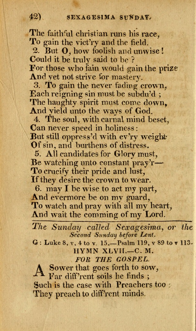 Church Hymn Book: consisting of newly composed hymns with the addition of hymns and psalms, from other authors, carefully adapted for the use of public worship, and many other occasions (1st ed.) page 61