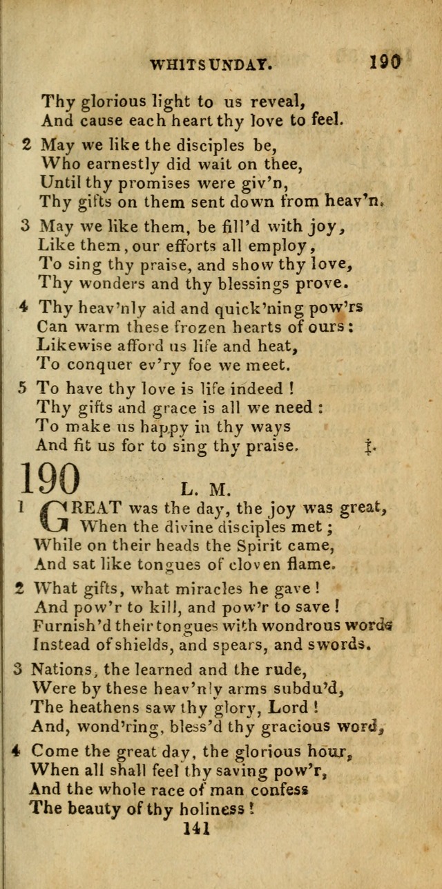Church Hymn Book; consisting of hymns and psalms, original and selected. adapted to public worship and many other occasions. 2nd ed. page 139