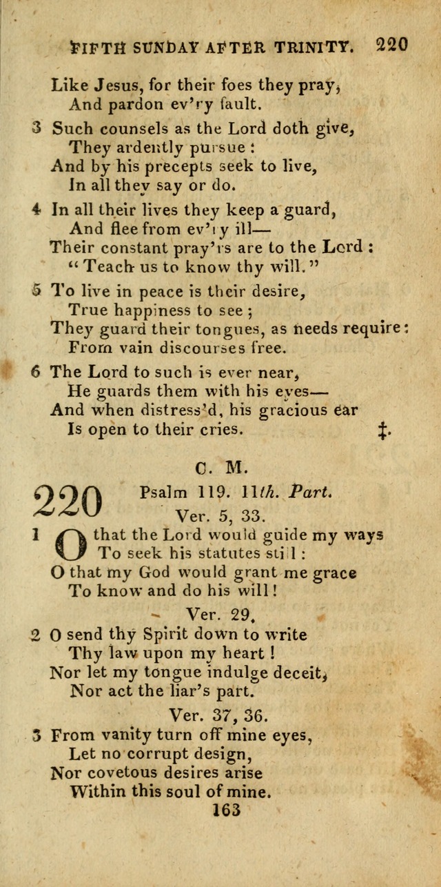 Church Hymn Book; consisting of hymns and psalms, original and selected. adapted to public worship and many other occasions. 2nd ed. page 161