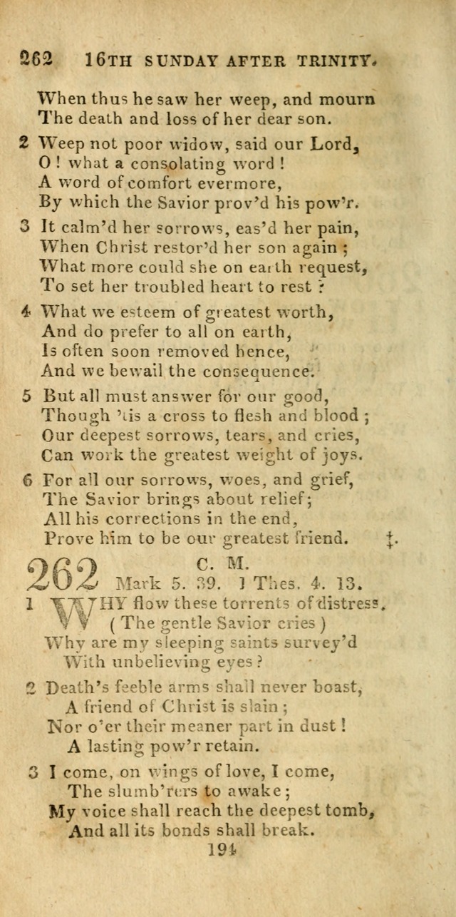 Church Hymn Book; consisting of hymns and psalms, original and selected. adapted to public worship and many other occasions. 2nd ed. page 192