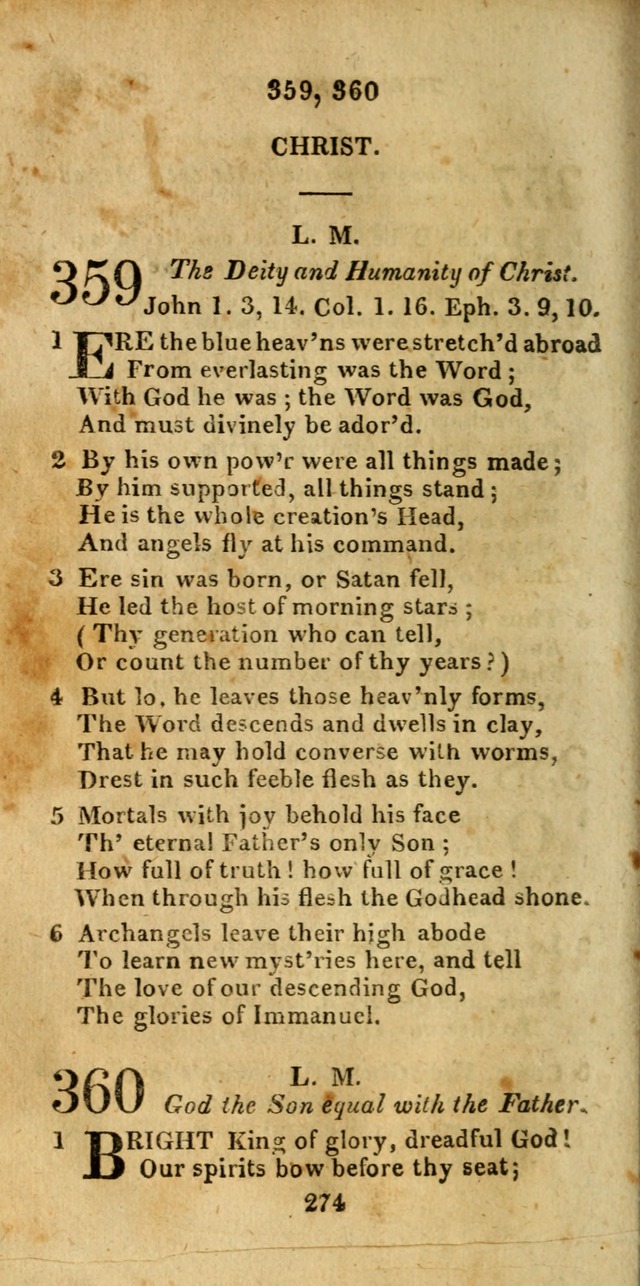 Church Hymn Book; consisting of hymns and psalms, original and selected. adapted to public worship and many other occasions. 2nd ed. page 272