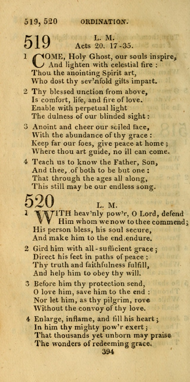 Church Hymn Book; consisting of hymns and psalms, original and selected. adapted to public worship and many other occasions. 2nd ed. page 392