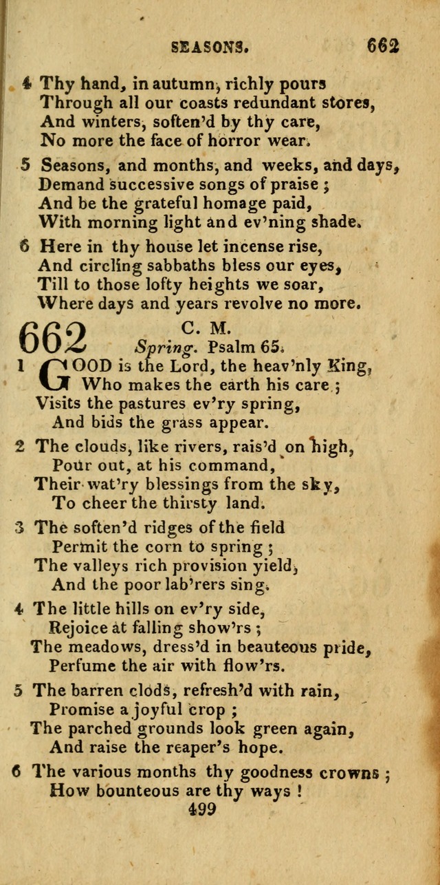 Church Hymn Book; consisting of hymns and psalms, original and selected. adapted to public worship and many other occasions. 2nd ed. page 495