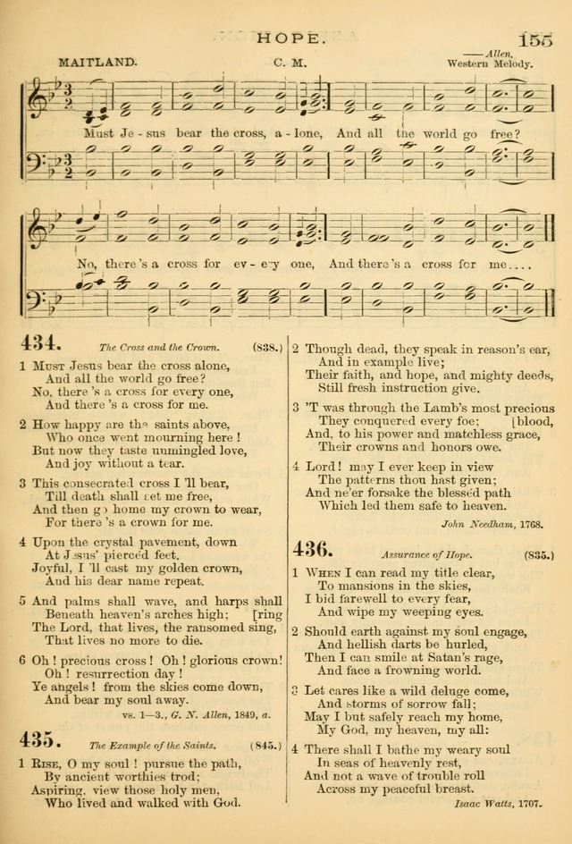 The Chapel hymn book, with tunes: for the worship of God page 162