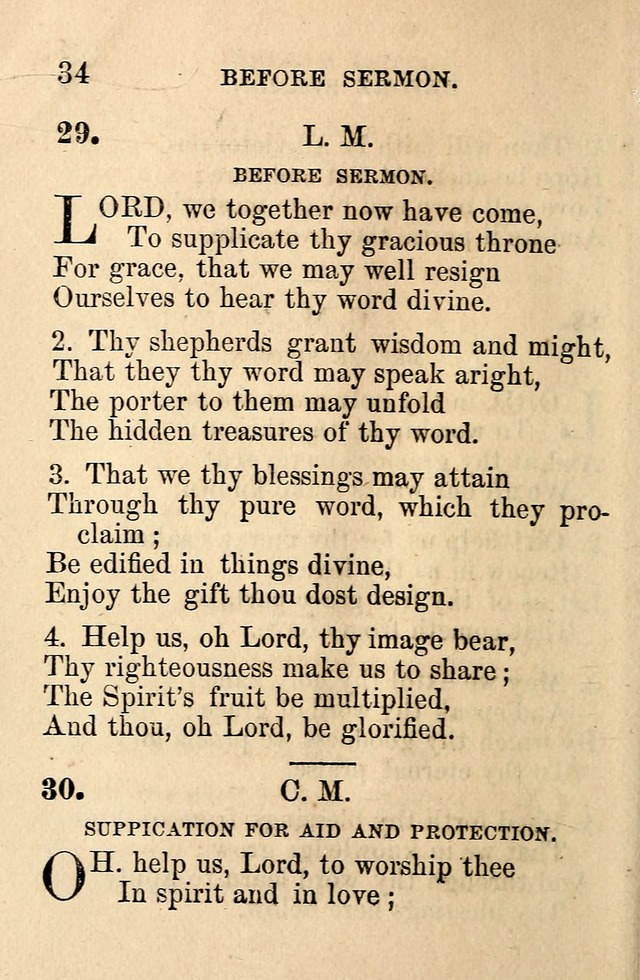 A Collection of Hymns: designed for the use of the Church of Christ page 34