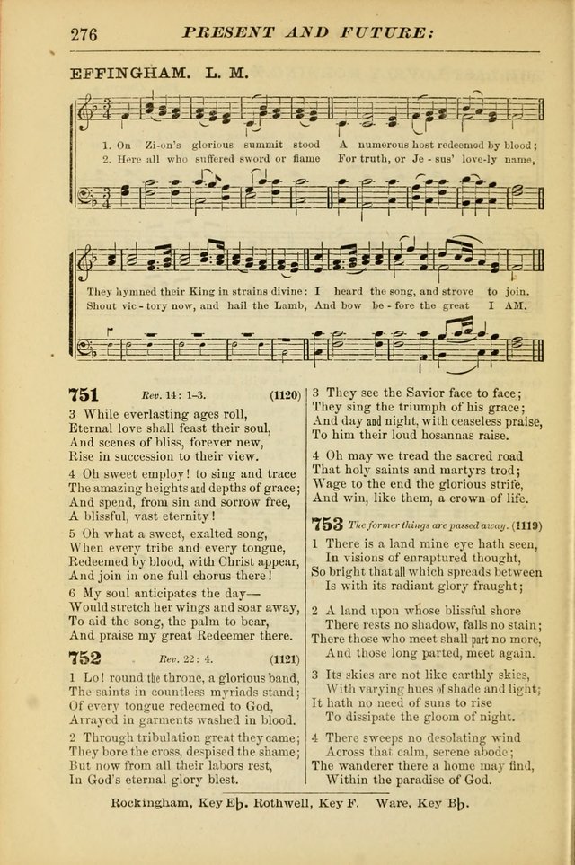 The Christian Hymnal: a choice collection of hymns and tunes for congregational and social worship page 276