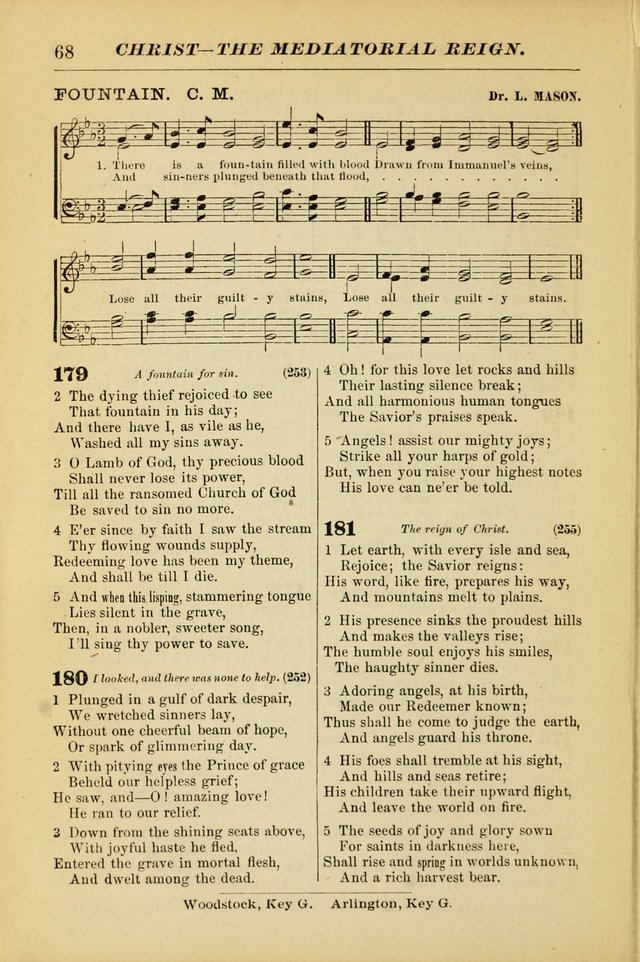 The Christian Hymnal: a choice collection of hymns and tunes for congregational and social worship page 68