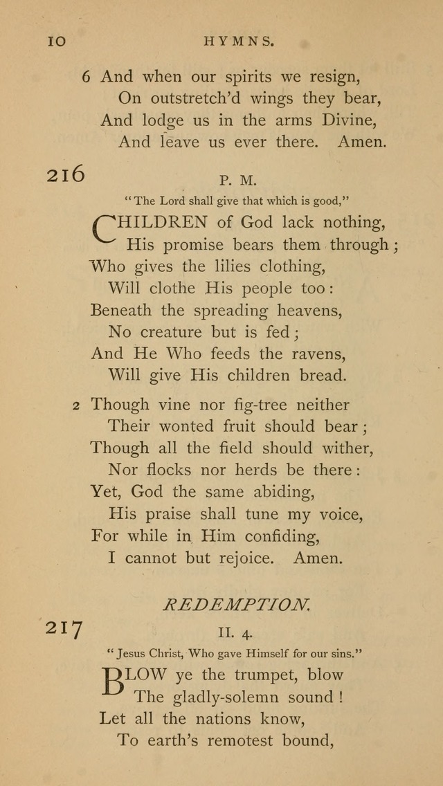 A Church hymnal: compiled from "Additional hymns," "Hymns ancient and modern," and "Hymns for church and home," as authorized by the House of Bishops page 17