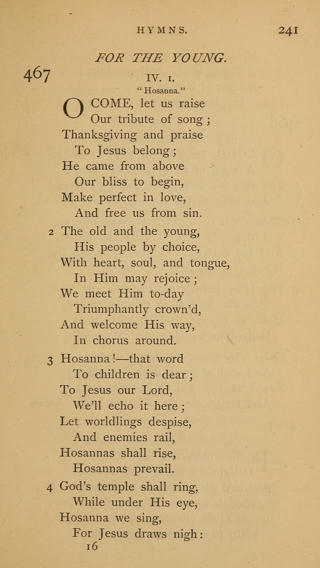 A Church hymnal: compiled from "Additional hymns," "Hymns ancient and modern," and "Hymns for church and home," as authorized by the House of Bishops page 248