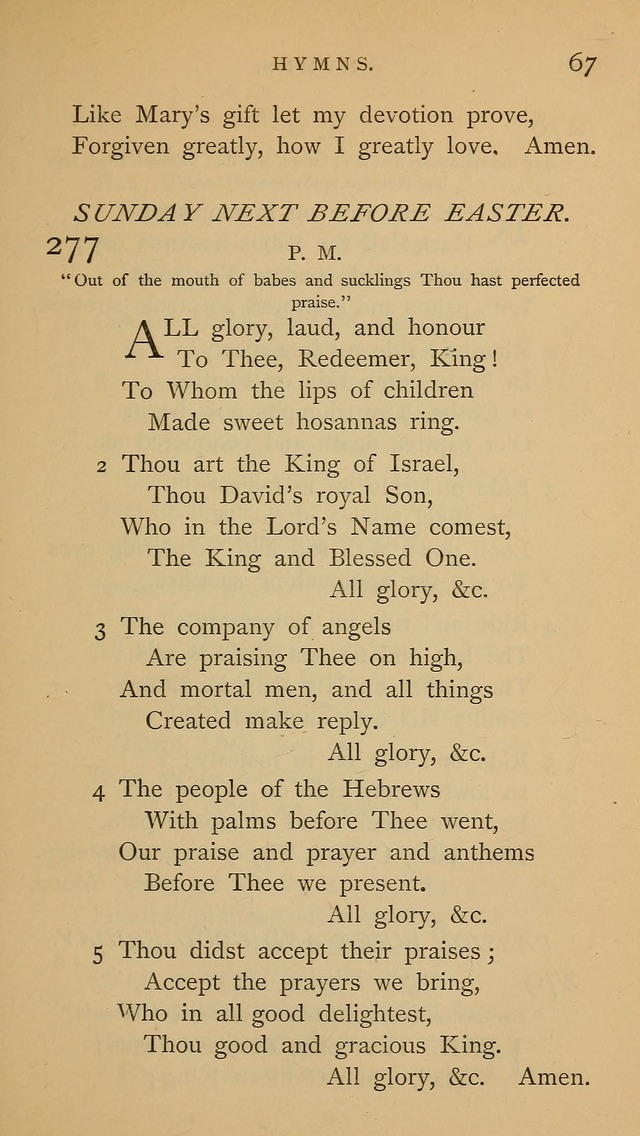 A Church hymnal: compiled from "Additional hymns," "Hymns ancient and modern," and "Hymns for church and home," as authorized by the House of Bishops page 74