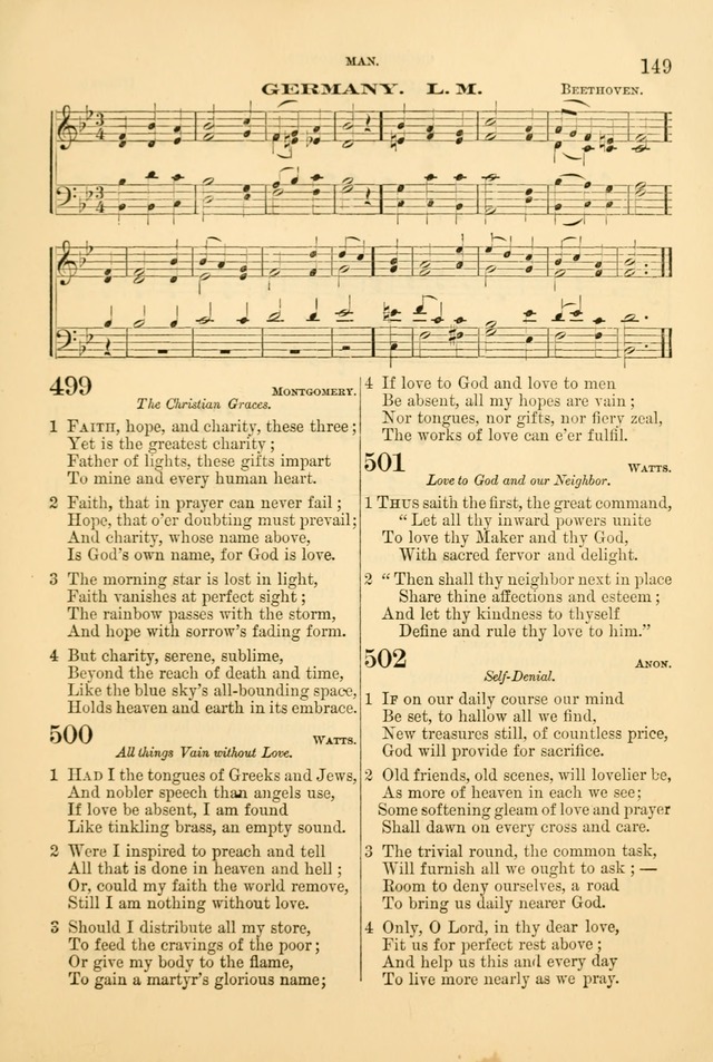 Church Harmonies: a collection of hymns and tunes for the use of Congregations page 149