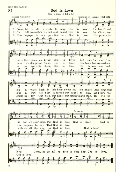 Christian Hymnal (Rev. ed.) page 66