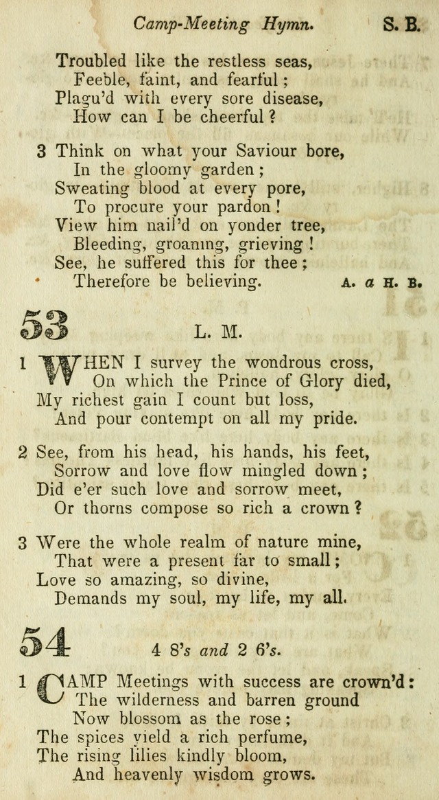 A Collection of Hymns: for camp meetings, revivals, &c., for the use of the Primitive Methodists page 54