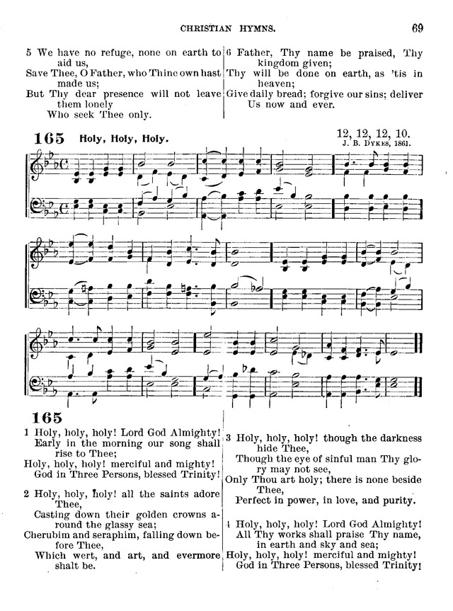 Christian Hymns: for church, school and home, with music page 67