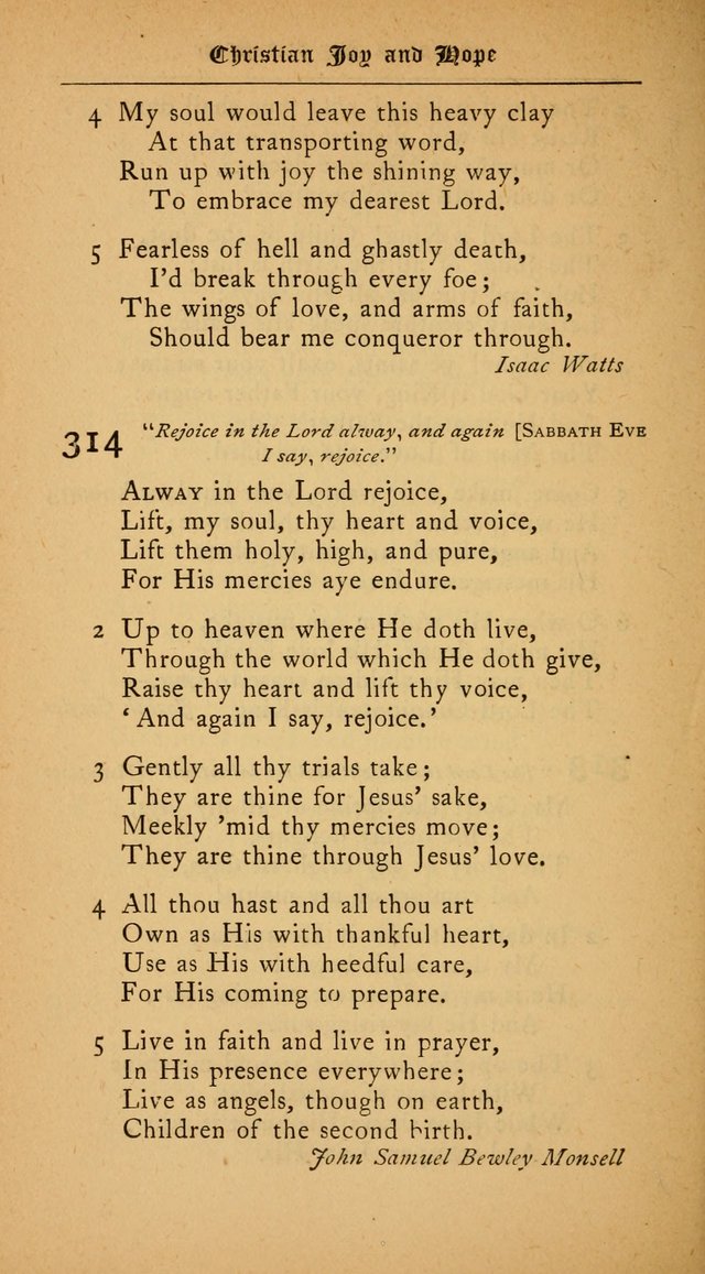 The College Hymnal: for divine service at Yale College in the Battell Chapel page 226