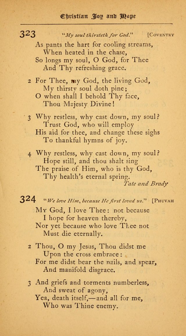 The College Hymnal: for divine service at Yale College in the Battell Chapel page 233