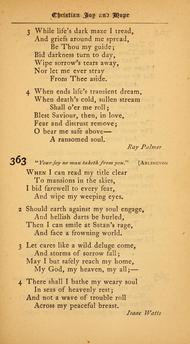 The College Hymnal: for divine service at Yale College in the Battell Chapel page 261