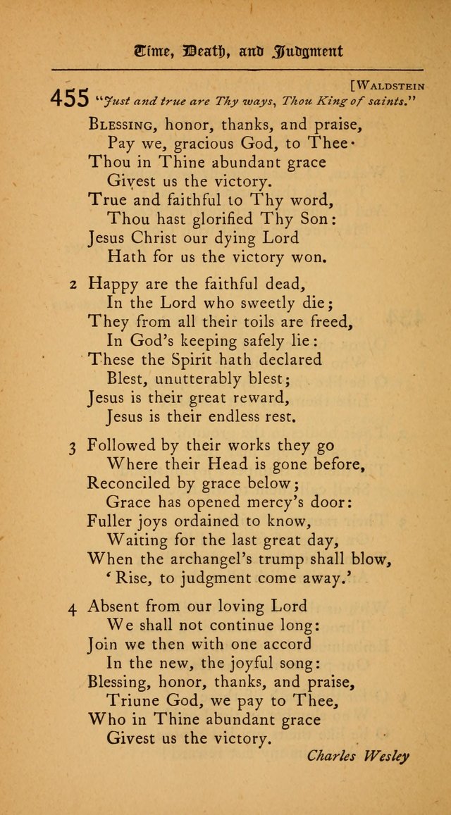 The College Hymnal: for divine service at Yale College in the Battell Chapel page 326