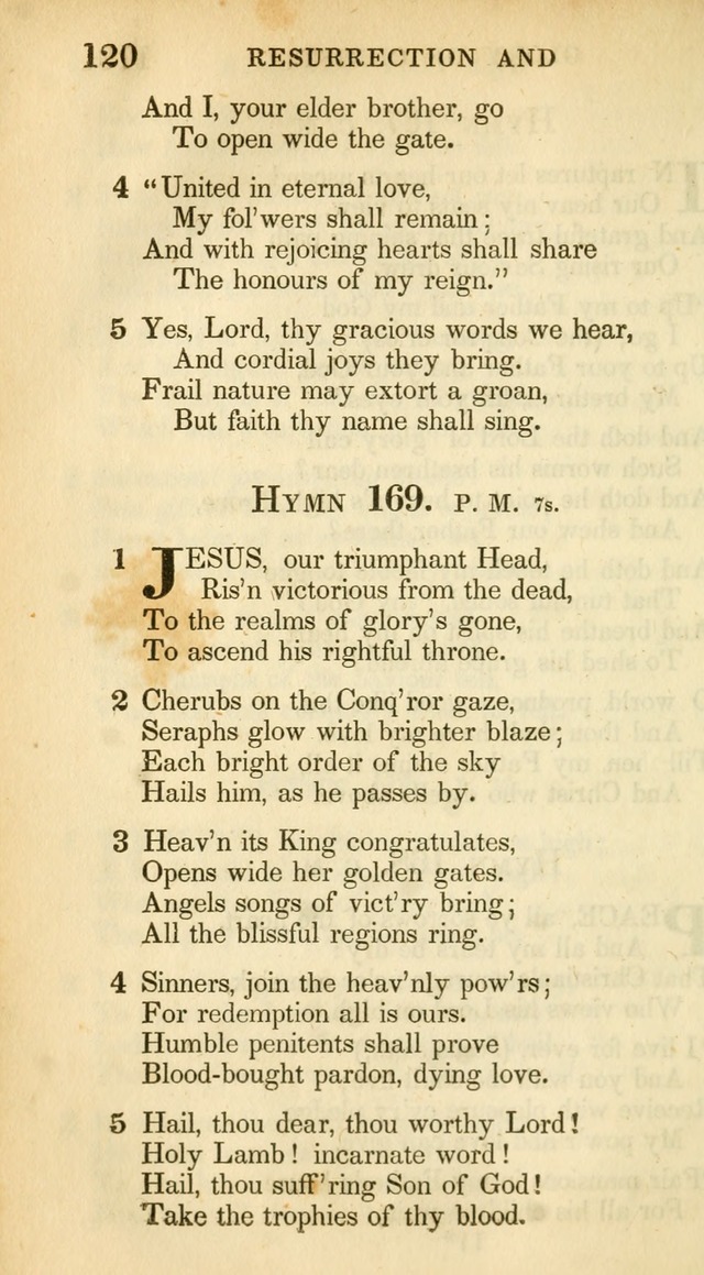 A Collection of Hymns and a Liturgy: for the use of Evangelical Lutheran Churches, to which are added prayers for families and individuals (New and Enl. Stereotype Ed.) page 120