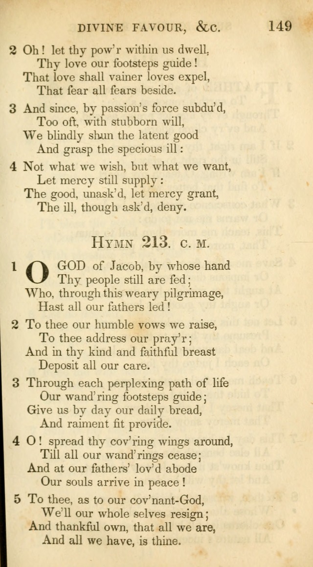 A Collection of Hymns and a Liturgy: for the use of Evangelical Lutheran Churches, to which are added prayers for families and individuals (New and Enl. Stereotype Ed.) page 149