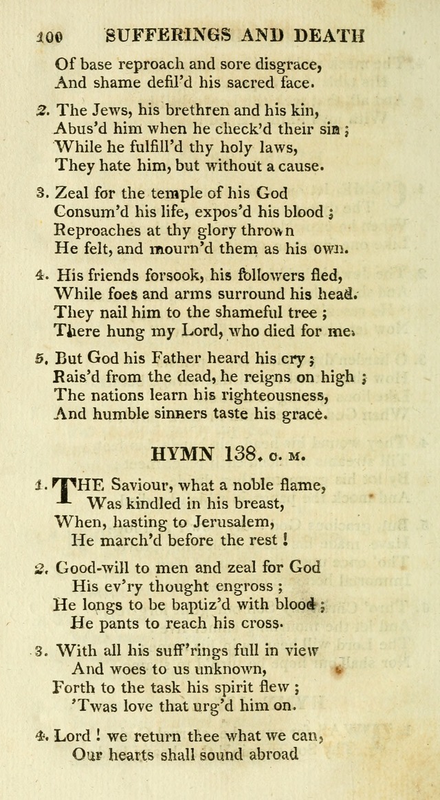 A Collection of Hymns and a Liturgy for the Use of Evangelical Lutheran Churches: to which are added prayers for families and individuals page 100