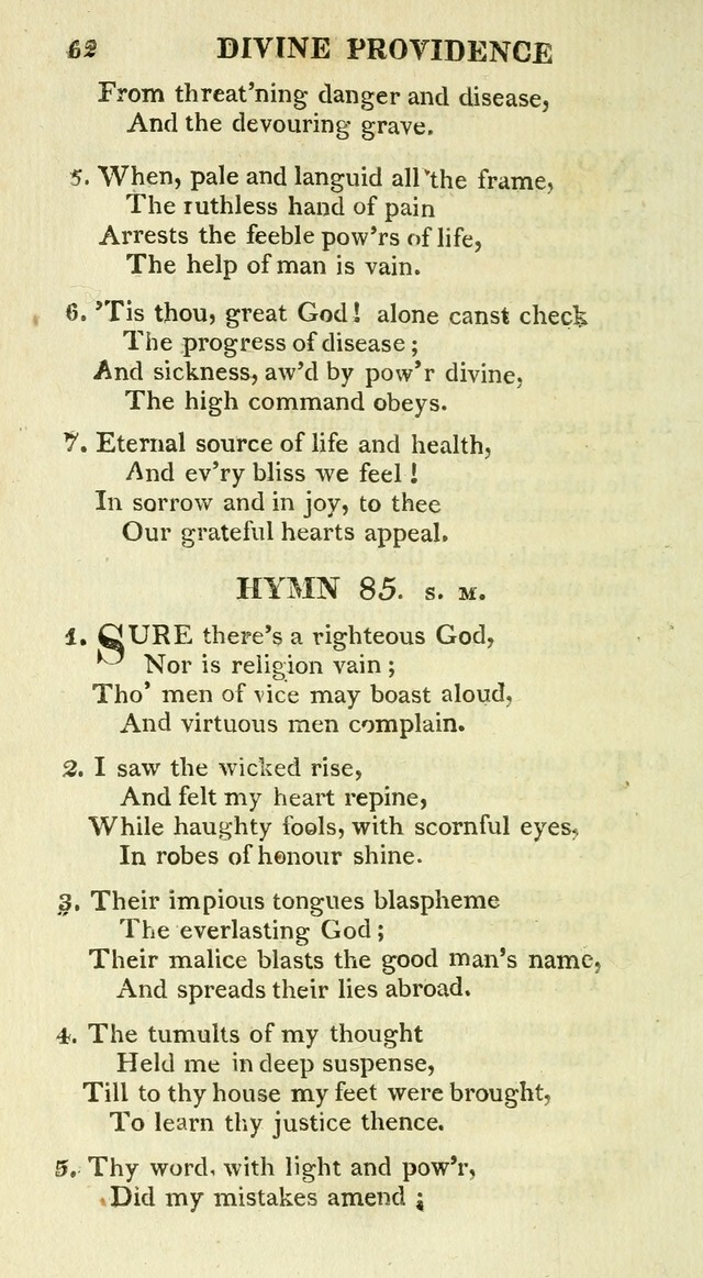 A Collection of Hymns and a Liturgy for the Use of Evangelical Lutheran Churches: to which are added prayers for families and individuals page 62