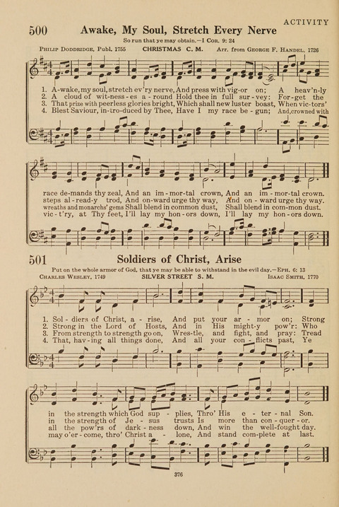 Church Hymnal, Mennonite: a collection of hymns and sacred songs suitable for use in public worship, worship in the home, and all general occasions (1st ed. ) [with Deutscher Anhang] page 376