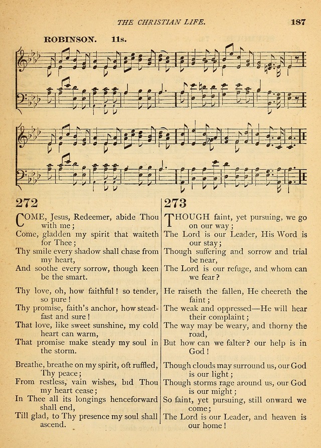 The Christian Hymnal: a selection of psalms and hymns with music, for use in public worship page 189