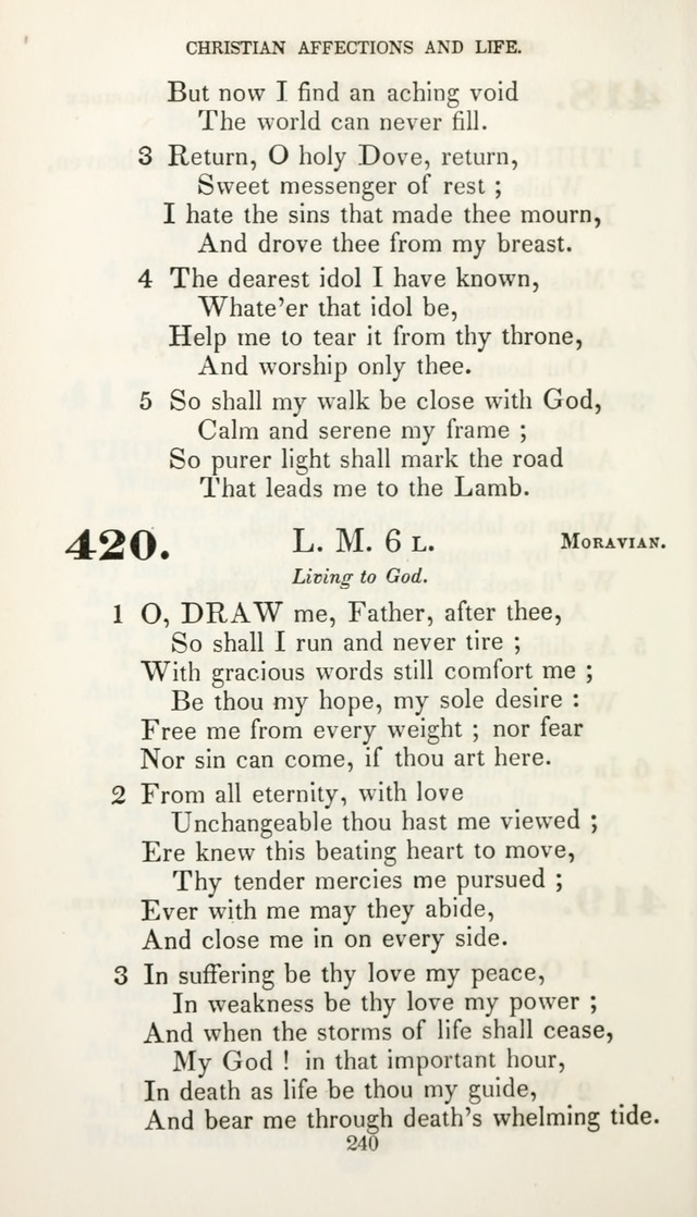 Christian Hymns for Public and Private Worship: a collection compiled  by a committee of the Cheshire Pastoral Association (11th ed.) page 240