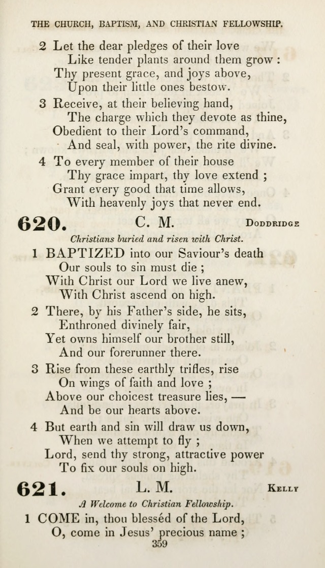 Christian Hymns for Public and Private Worship: a collection compiled  by a committee of the Cheshire Pastoral Association (11th ed.) page 359