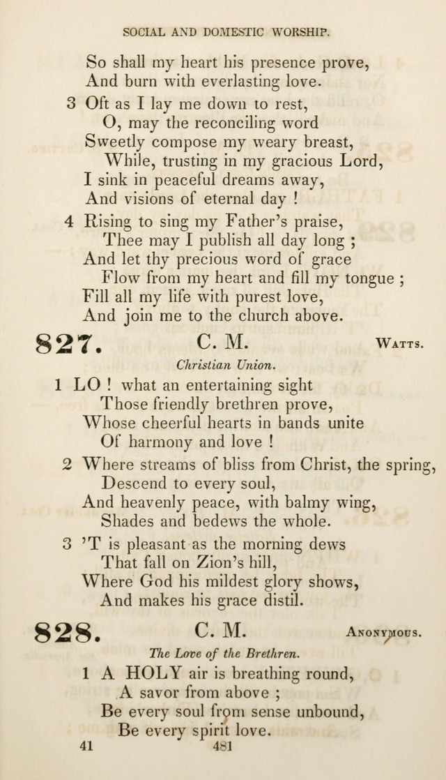 Christian Hymns for Public and Private Worship: a collection compiled  by a committee of the Cheshire Pastoral Association (11th ed.) page 481