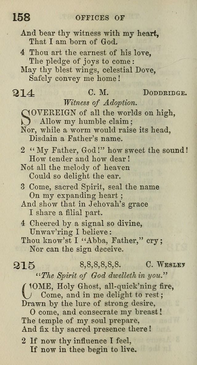 A Collection of Hymns for Public, Social, and Domestic Worship page 160