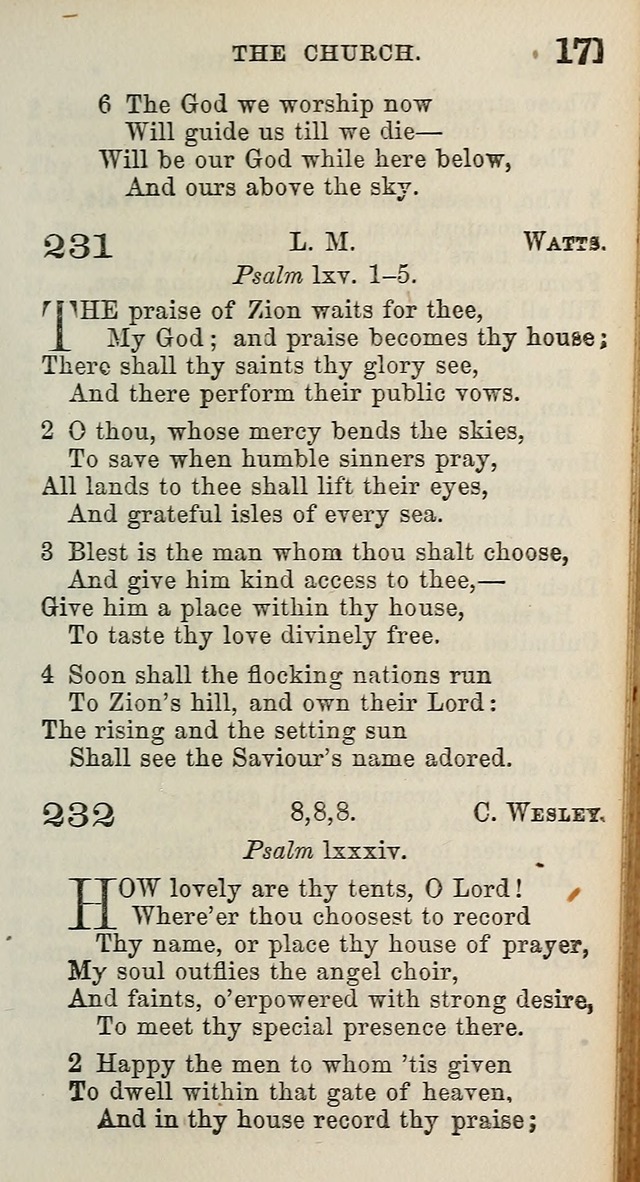 A Collection of Hymns for Public, Social, and Domestic Worship page 173