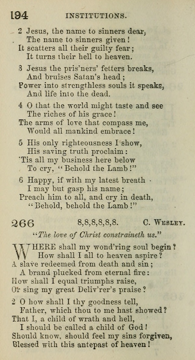 A Collection of Hymns for Public, Social, and Domestic Worship page 196