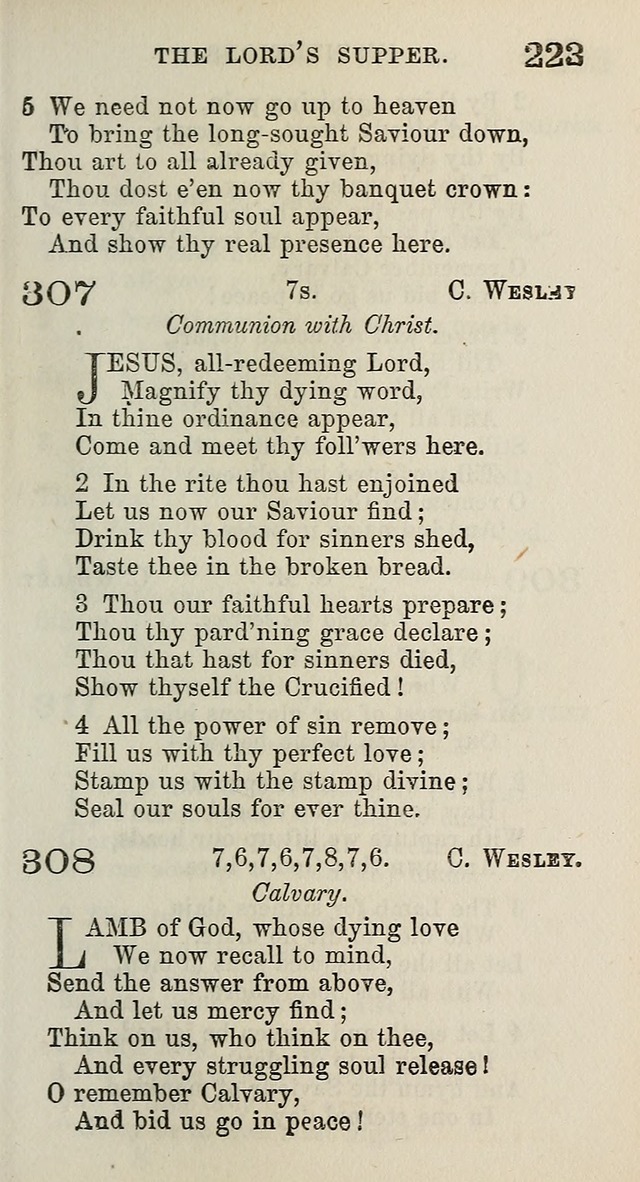 A Collection of Hymns for Public, Social, and Domestic Worship page 225