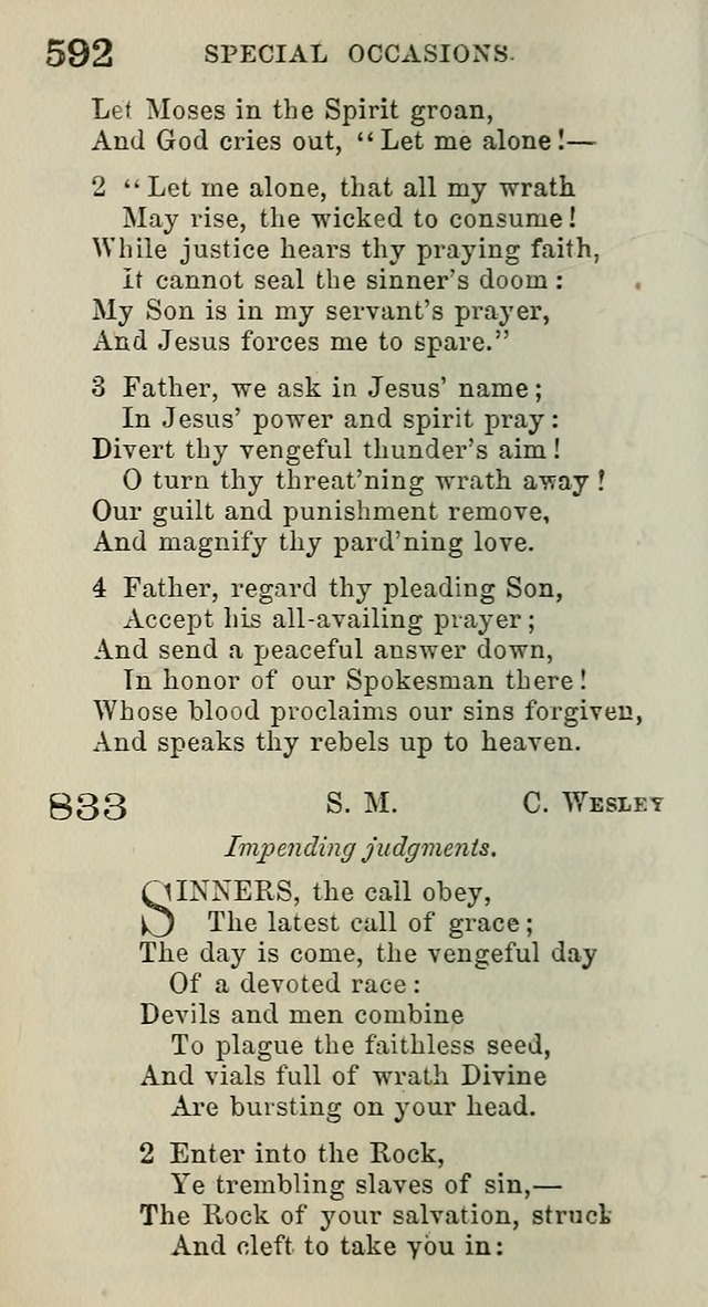 A Collection of Hymns for Public, Social, and Domestic Worship page 596