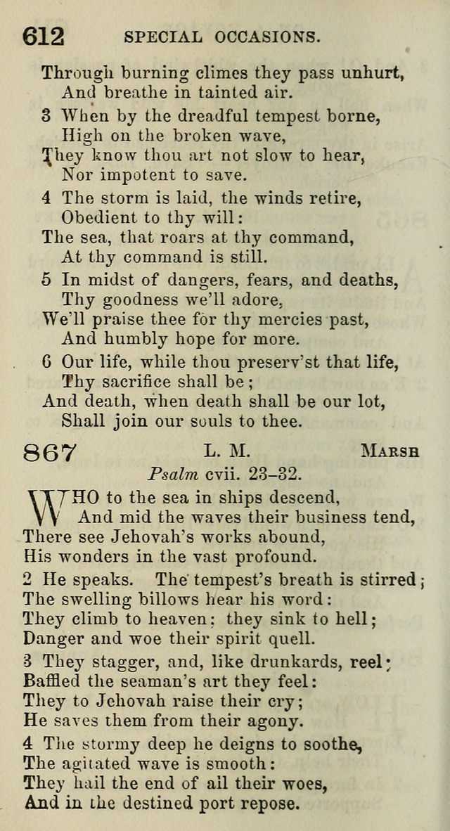 A Collection of Hymns for Public, Social, and Domestic Worship page 616
