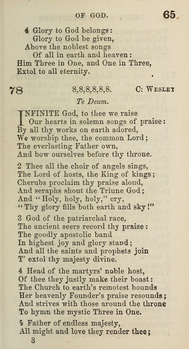 A Collection of Hymns for Public, Social, and Domestic Worship page 65