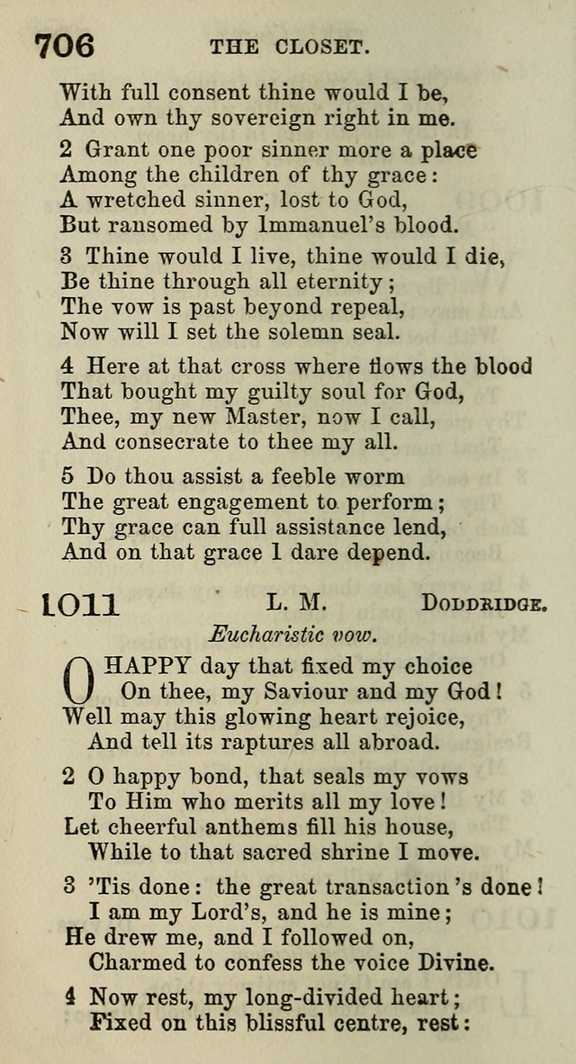 A Collection of Hymns for Public, Social, and Domestic Worship page 710