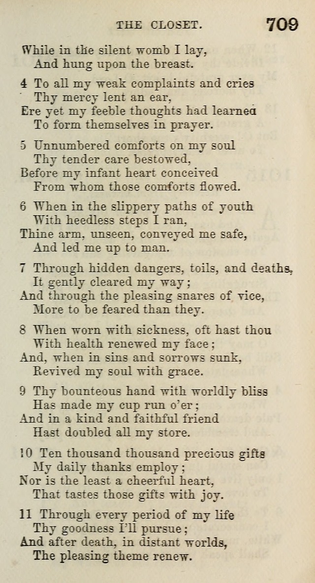 A Collection of Hymns for Public, Social, and Domestic Worship page 713