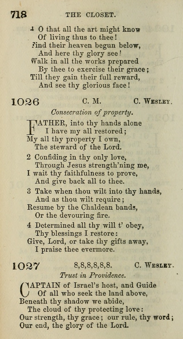 A Collection of Hymns for Public, Social, and Domestic Worship page 724