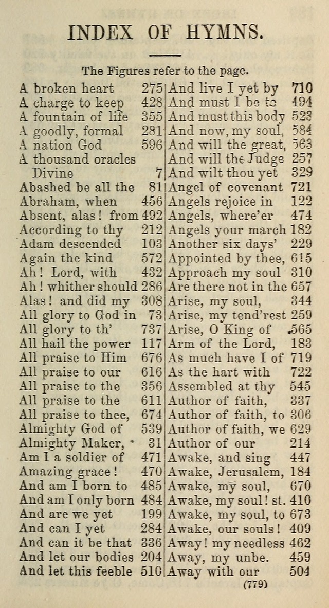 A Collection of Hymns for Public, Social, and Domestic Worship page 785