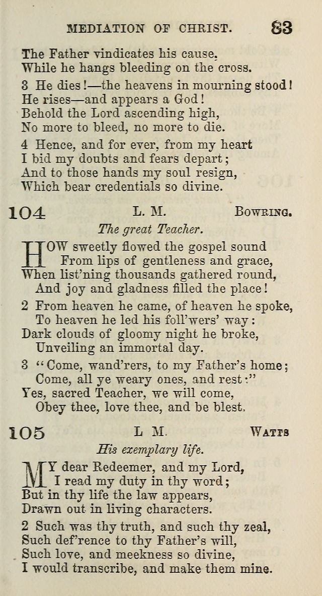 A Collection of Hymns for Public, Social, and Domestic Worship page 83