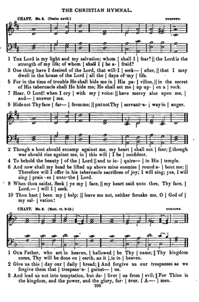 The Christian hymnal: a collection of hymns and tunes for congregational and social worship; in two parts (Rev.) page 299