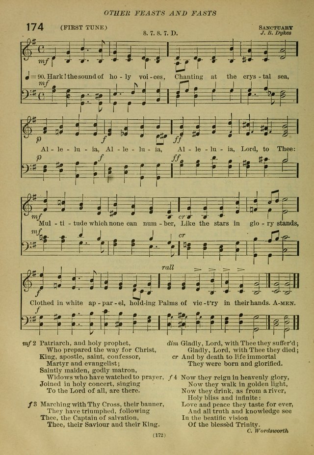The Church Hymnal: containing hymns approved and set forth by the general conventions of 1892 and 1916; together with hymns for the use of guilds and brotherhoods, and for special occasions (Rev. ed) page 173