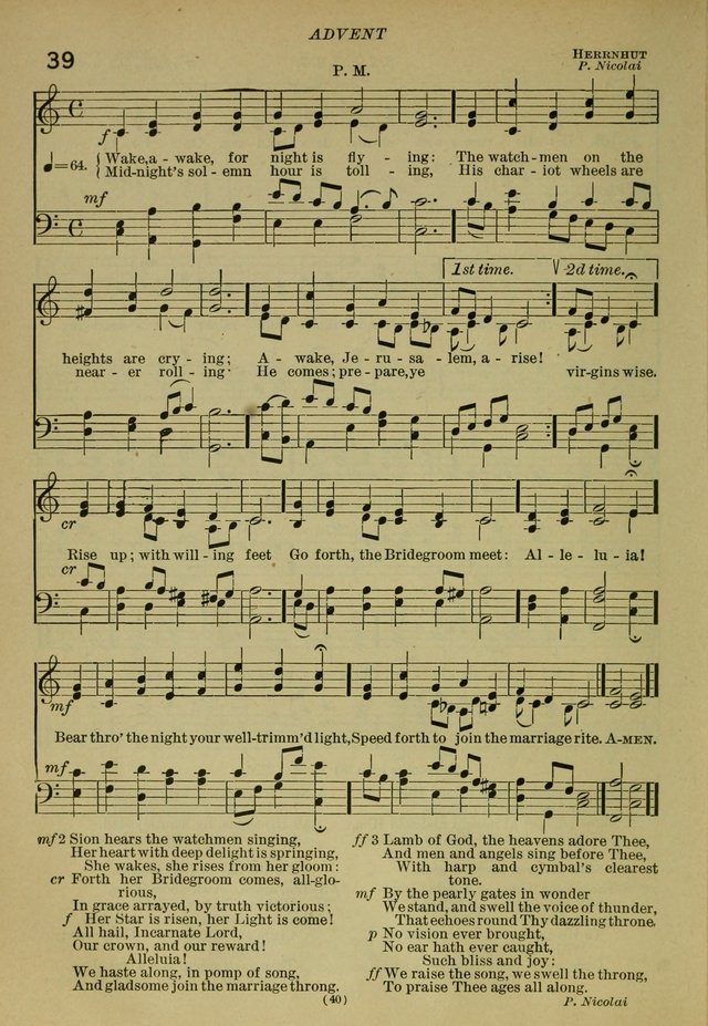 The Church Hymnal: containing hymns approved and set forth by the general conventions of 1892 and 1916; together with hymns for the use of guilds and brotherhoods, and for special occasions (Rev. ed) page 41