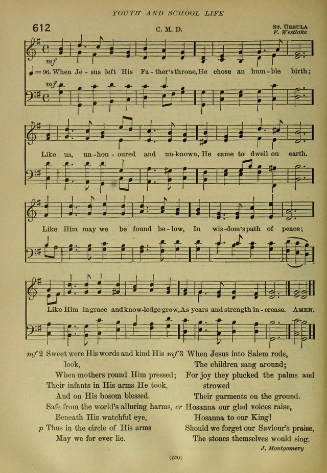The Church Hymnal: containing hymns approved and set forth by the general conventions of 1892 and 1916; together with hymns for the use of guilds and brotherhoods, and for special occasions (Rev. ed) page 571